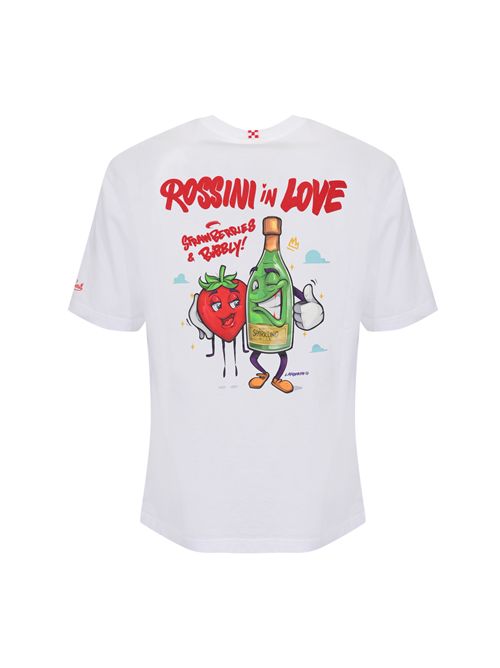T-shirt Portland in cotone con stampa Rossini in Love Mc2 Saint Barth | PRL000204365L